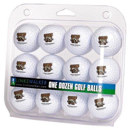 Linkswalker LinksWalker LW-CO3-WMU-DZGB Western Michigan Broncos-Dozen Golf Balls LW-CO3-WMU-DZGB